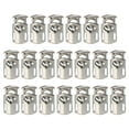 thumbnail image 7 of 20 Pcs Spring Cord Lock Plastic Cord Fastener Single Hole Toggle Stoppers Slider Silver Tone, 7 of 7