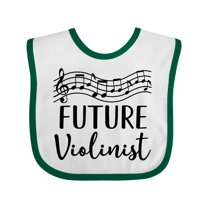 Inktastic Future Violin Player Violinist Boys or Girls Baby Bib
