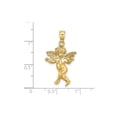 thumbnail image 3 of 14K Yellow Gold Guardian Angel Pendant Charm, Polished, 29.1 mm, 3 of 6