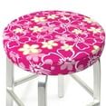 thumbnail image 3 of Fotbe Vintage Flowers Stool Covers Round,Waterproof Round Bar Stool Covers Bar Chair Covers Washable Stool Cushion Slipcover for 12-14 Inch Chair-12 inch, 3 of 7