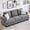 Grey, variant on 89-Inch Modern 3-Seater Sofa Couch with Cup Holders and Side Storage Pockets, Comfy Couches with Deep Seat for Living Room Apartment Lounge, Grey