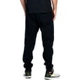 thumbnail image 2 of PROGO USA Men's Joggers Sweatpants Basic Fleece Marled Jogger Pant Elastic Waist (Large, Black), 2 of 5