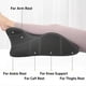 thumbnail image 4 of Almohada para Dormir Boca Abajo con Espuma Viscoelástica, Cojín para Varices, Soporte Ergonómico para la Cintura, Almohada de Tracción Cervical., 4 of 5