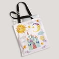 thumbnail image 2 of ABPHQTO Fairy Tale Cute Dragon Magic Castle Little Princess Crown Clouds Canvas Bag Reusable Tote Grocery Shopping Bags Tote Bag 14x16 inch, 2 of 2