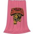 thumbnail image 2 of Iupui Jaguars Blanket Large Luxury Fleece Soft Anti-Static Anti-Pilling Flannel Bed Blanket, 2 of 6