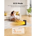 thumbnail image 5 of 1500W Space Heater for Indoor Use, 1500W/900W Electric Heater 2S Fast Heating, Ceramic Heater with Thermostat, 24H Timer, Overheat & Tip-over Protection, Heater for Office Bedroom Use, 5 of 8