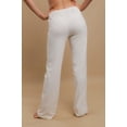 thumbnail image 3 of Women's Cottonique W12208 Latex Free Organic Cotton Drawstring Lounge Pant (Natural 6), 3 of 5