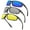 CA795-Drak Blue/Silver/Night Vision, variant on Sports Sunglasses for Men Women UV400 Protection 3 Pack Set