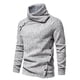 thumbnail image 1 of Blusa y camisas de cuello alto de manga larga para hombre, suéter informal liso de cuello alto de manga larga, blusa para hombre, 1 of 6