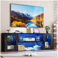 thumbnail image 2 of Simple Wisdom Mueble para TV,Mueble TV es Retr&aacute;ctil (130-180CM),Centro de Entretenimiento para TVs Viene con Una Regleta de Enchufes y una Tira de LED,Adecuado para Televisores 45 a 75 Pulg, 2 of 8