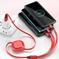 thumbnail image 3 of WAKYME 3 in 1 Retractable Cable, Fast Charging, Multi Charging Cable, for Cell Phones, Tablets, and Most Devices, 3 of 10