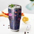 thumbnail image 3 of 30oz Pioneer Flower Tumblers Stainless Steel Tumbler with Lid and Straw,Vacuum Insulated Double Wall Travel Tumbler Cups Mug with Cleaning Brush for Coffee,Tea, 3 of 7