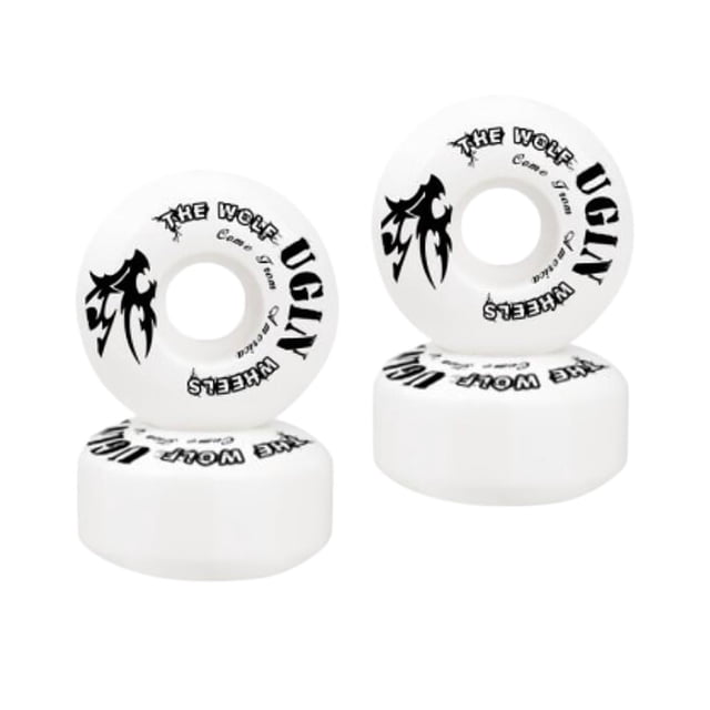 Almencla 4 Pcs Planche à Roulettes, Roue Longue en PU Planche à Roulettes Haute Résistance