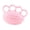 B002- Pink, variant on Hand Grip Strengthener, Hand Exercisers For, Hand Strengthening Ball, Neuropathy Pain Relief, Pink 4.5X3.5 Inch 4-Loop Spiky Sensory Squeeze Toys for Finger Exercising, Wrist