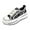 Black, variant on Women's Fashion Sneakers Platform Lace Up Breathable Mesh Glitter Athletic Shoes Comfortable Casual Walking Shoes For Women