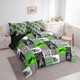 thumbnail image 3 of Homewish Happy Camping Camper 7-Piece Twin Bedding Sets,Country Farmhouse Lodge Bedding Comforter Set,Retro Boho Tribal Sheet Sets For Teens Girls,Super Cozy Room Decor Reversible, 3 of 8