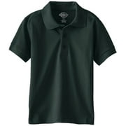 Genuine Dickies Boys School Uniform Short Sleeve Pique Polo Shirt, Sizes 4-20