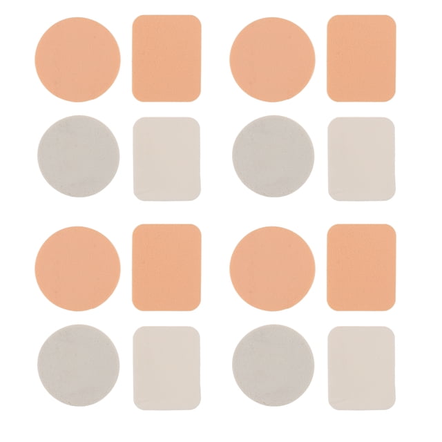 MasteelfCA 20Pcs Makeup Sponge Facial Powder Puff Cosmetics Blusher Applicators Sponges for Foundation (Random Style)