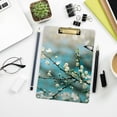 thumbnail image 7 of FMSHPON Cherry Blossom Butterfly Clipboard Hardboard Wood Nursing Clip Board and Pull for Standard A4 Letter 13x9 inches, 7 of 7
