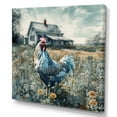 thumbnail image 2 of DESIGN ART Designart "Rooster On A Farm I" Animals Chicken Wall Decor 24 in. wide x 24 in. high, 2 of 5
