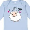 thumbnail image 4 of Inktastic I Love Ewe- Cute Sheep Boys or Girls Long Sleeve Baby Bodysuit, 4 of 5