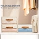 thumbnail image 4 of Organizadores de armario DIMM, cubos de almacenamiento extraíbles, paquete de 4, color beige, 4 of 9