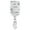 Multi 8, variant on Seamless White Christmas Pattern with Silver Snowflakes Air Cushion Comb Hairbrush Prevent static Snag Tangle for Women Ladies Detaining Separating Shaping Wavy Curly Straight Hair