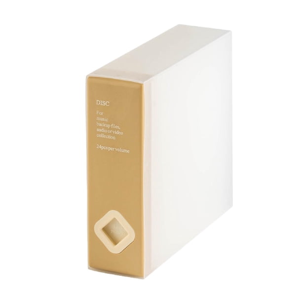 Organizador de CD, elegante, ligero, regalo, protección a prueba de polvo, resistente, creativo, práctico, multifuncional, caja de almacenamiento para Caqui