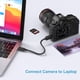 thumbnail image 4 of Cable corto B a USB C, cable de disco duro externo USB 3.1 Transferencia de datos rápida Cable de repuesto de cámara de 5 Gbps Compatible para portátil - 1 paquete, 4 of 5