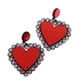 thumbnail image 3 of Pendientes de cristal en Forma de melocotón Yuyangstore Pendiente de corazón de melocotón, 3 of 8