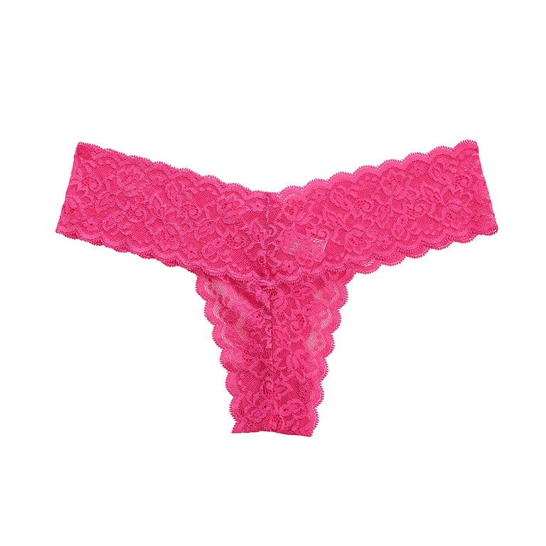 AnuirheiH Women Sexy Lingerie Seamless Briefs Lace Panties Thong