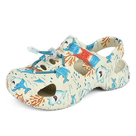

Kids Sandals Boys Girls Closed-Toe Sport Sandals Summer Breathable Hiking Walking Athletic Sandals Outdoor Pool Beach Shoes Water Shoes