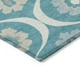 thumbnail image 4 of Addison Rugs Chantille Indoor/Outdoor Transitional Medallions Teal Washable Rectangle Rug, 9' x 12', 4 of 6