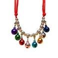thumbnail image 3 of Fairnull Fashion Bright Color Pet Dog Cat Puppy Collar Bells Charm Pendant Necklace Gift, 3 of 7