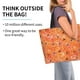 thumbnail image 2 of Fotbe Spider Bolsa Tote Estética de Lona con Estampado para Mujer - Bolsa Reutilizable de Hombro Casual para Vacaciones, Compras, Trabajo y Gimnasio, 2 of 8