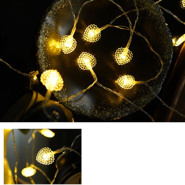 Guirnalda de luces LED con forma de corazón para San Valentín, decoración para propuestas, luces coloridas para bodas y fiestas.