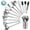 Silver, variant on ReaNea 13 Pieces Shiny Stainless Steel Kitchen Utensils Set with Utensil Holder