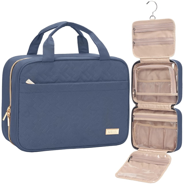 Neceser de viaje NISHEL para mujer con organizador colgante