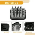 thumbnail image 4 of Unique Bargains HVAC Blower Motor Resistor Heater Blower Resistor No.90566802 for Opel for Omega B 1994-2003 Black 1 Pcs, 4 of 6