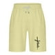 thumbnail image 5 of Mens Casual Shorts Lace-Up Elástico Cintura Bolsillo Ejercicio Fitness Hogar Pantalones de Media Longitud para Diario, 5 of 5