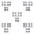 thumbnail image 2 of yingyy Window Net Screen Self-adhesive Patch Fiber Glass Netting Stickers Mesh Repair Patches Door Curtain Accessories Type 2 Grey 5Set, 2 of 6