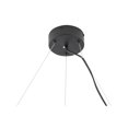 thumbnail image 2 of Design Living 8-Light Black Chandelier With Matte White Leaf Petals, 2 of 6