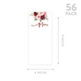 thumbnail image 5 of Koyal Wholesale Blush and Burgundy Floral Printable Wedding Paper Menu Cards for DIY Printer, Pack of 52, 5 of 5