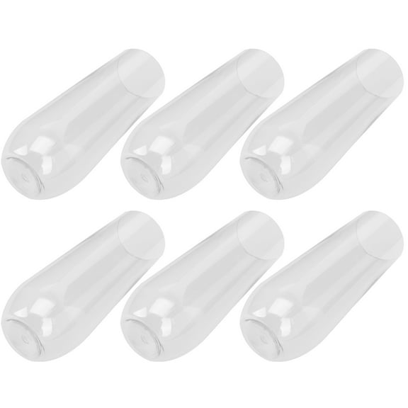 GOOHOCHY 6 Pcs Cup Glass Disposable Plastic Cups Bride