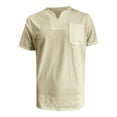 thumbnail image 4 of pstuiky Camisa de manga corta para hombre, Camisa informal de verano para hombre, de manga corta, color liso, con cuello en V y bolsillo camisas casuales para hombre xl, 4 of 4