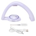 thumbnail image 1 of Lámpara de proyección arcoíris colorida con cambio de color y fuente de alimentación USB para el hogar y el dormitorio., 1 of 14