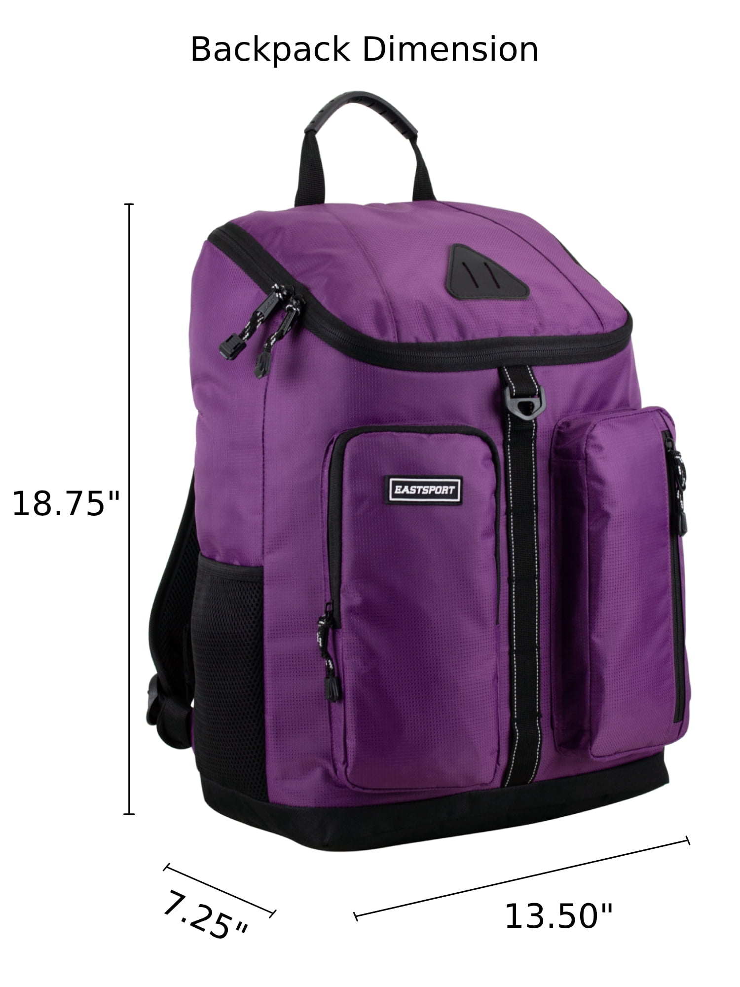 Eastsport Unisex Theo Top Loader Backpack, Berry Parfait