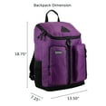 thumbnail image 6 of Eastsport Unisex Theo Top Loader Backpack, Berry Parfait, 6 of 10