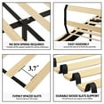thumbnail image 2 of VECELO Queen Size Platform Bed Frame with Adjustable Upholstered Headboard, Strong Wood Slat Support, No Box Spring Needed, Easy Assembly, 2 of 6