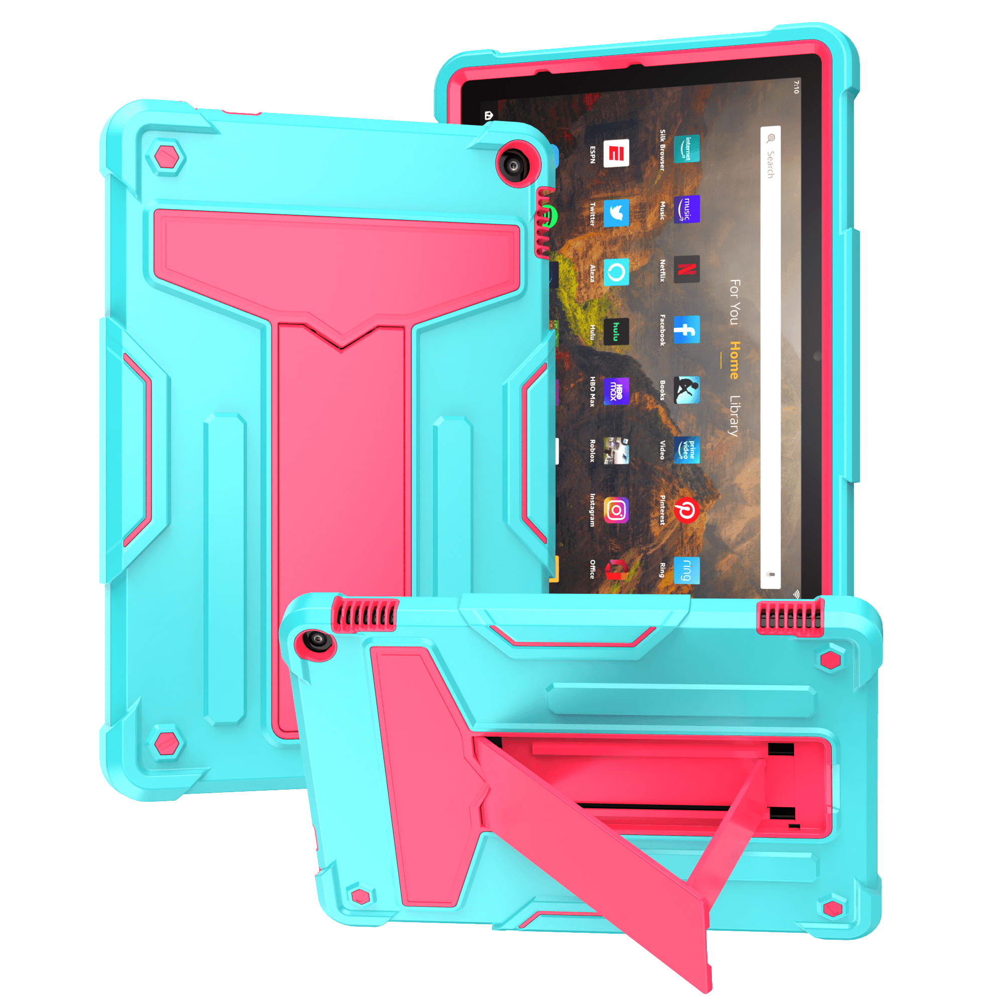 Case for Fire HD 10/HD 10 Plus Tablet (2021 Release, 11th Generation
